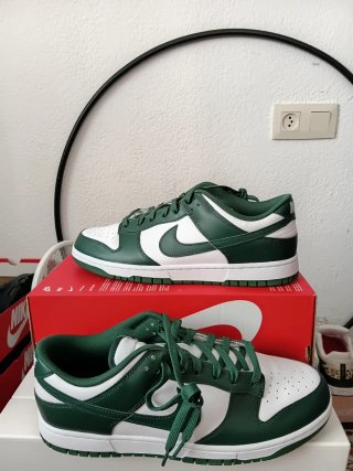 Zapatillas Nike Dunk Low Verde y Blanco