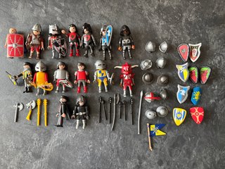Lote de 13 Figuras Playmobil medievales y acces