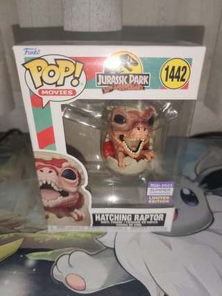 Funko Pop Hatching Raptor Jurassic Park 1442