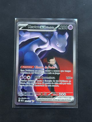 Carta Pokémon Mewtwo ex del Team Rocket 🇪🇸