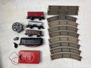 Lote tren eléctrico Payá antiguo para restaurar