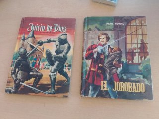 Lote 2 libros novelas años 1954