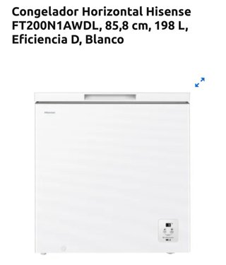 Congelador Horizontal Hisense 198L