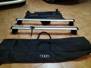 Barras de techo y red separadora Audi