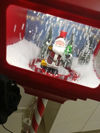 Posta di Babbo Natale con suoni musica e movimento