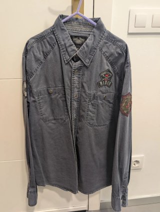Camisa Harley Davidson Azul XL