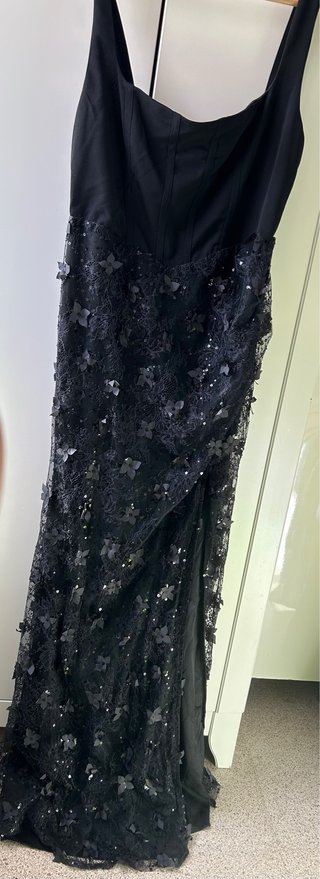 Vestido de fiesta largo negro