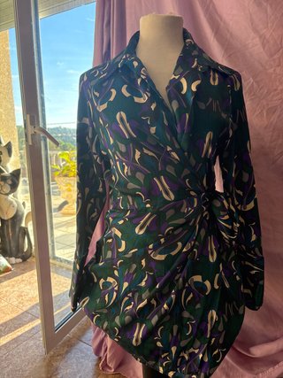 Vestido Camisero Estampado