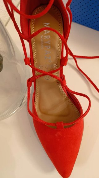 Zapatos de vestir rojos Marypaz