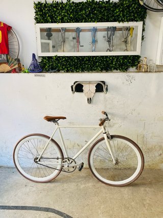 Bicicleta ciudad singlespeed Crema