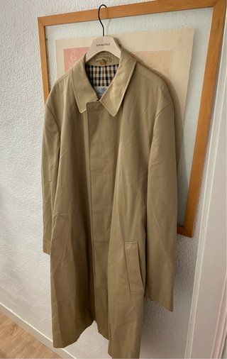 Gabardina Aquascutum Beige hombre alto