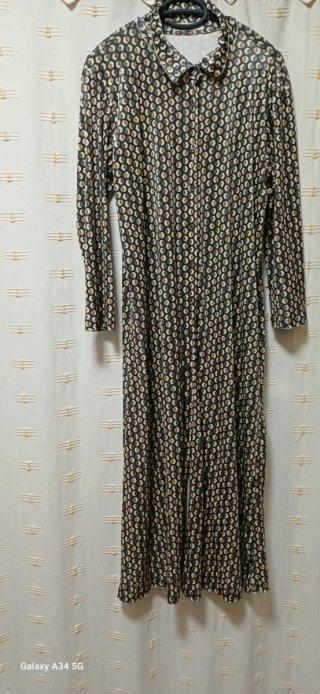 Vestido camisero estampado no incluye cinturon