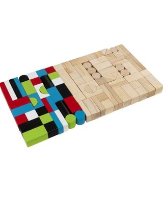 KidKraft 63242 Juego de Bloques de Madera 100 Piez