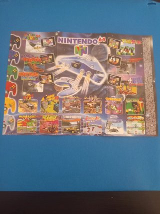 Folleto Publicidad Nintendo 64 y Game Boy