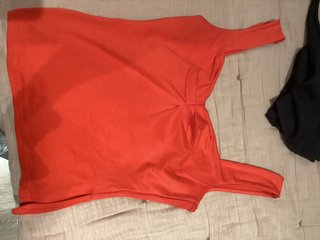 Top Rojo sin Mangas