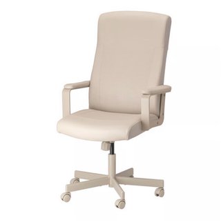 Silla de oficina Ikea beige