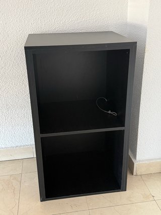 Estantería para Vinilos Negra o almacenaje mueble