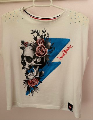 Camiseta David Bowie con hombreras