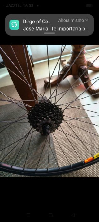 Ruedas Mavic 26 pulgadas con 8 piñones