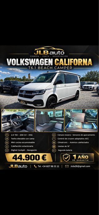 Volkswagen  T6 California Beach 2022