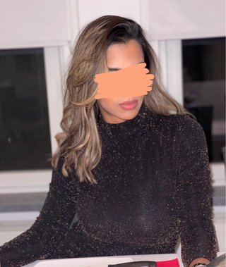 Vestido Negro Entallado Talla S|M