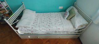 Cama Nido de Metal Blanca