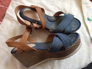 Sandalias de cuña verano