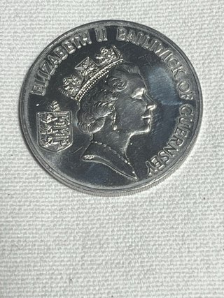 Moneda Isabel II Bailía de Guernsey