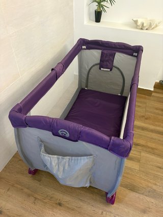 Cuna de Viaje Plegable Morada