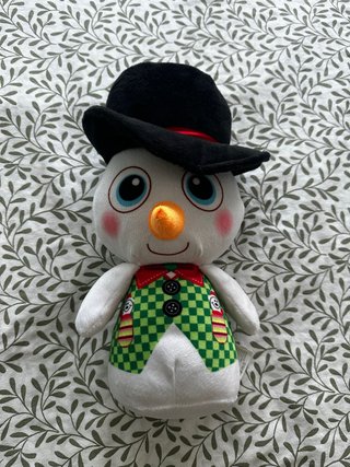Peluche Muñeco de Nieve con Sombrero