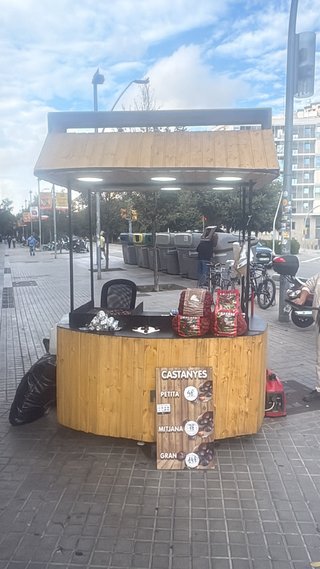 Se alquila puesto de castañas i moniatos
