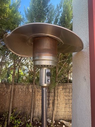 Estufa de gas tipo seta para terraza de exterior