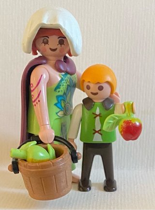 Playmobil Medieval Madre e Hijo con Manzanas