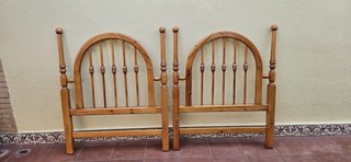 Set de 2 Cabezales de Madera