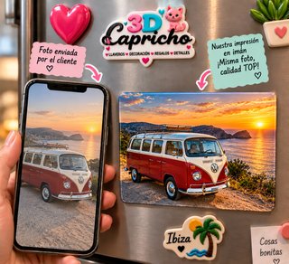 Imán personalizado con tu foto