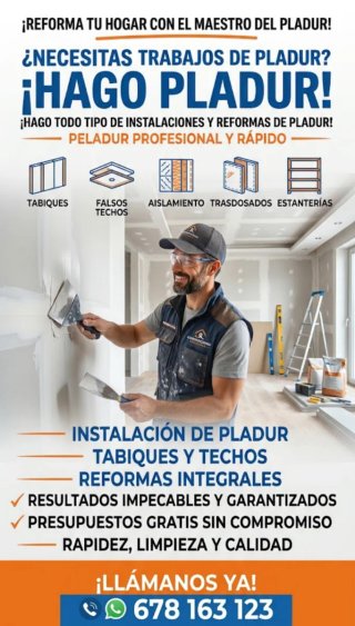 Servicios de Instalación y Reformas en Pladur