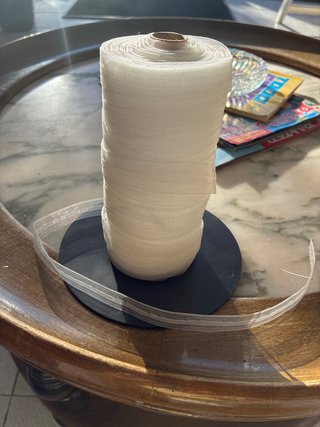 Cinta para estores blanca 20 metros por 10€