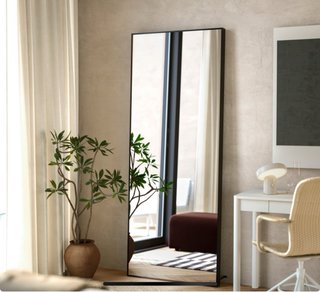 Espejo de pie IKEA madera wengué