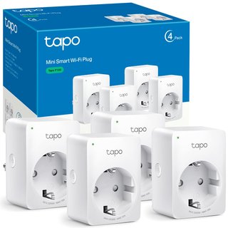 Pack 4 Enchufes Inteligentes WiFi Tapo P100