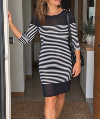 Vestido Massimo Dutti Rayas