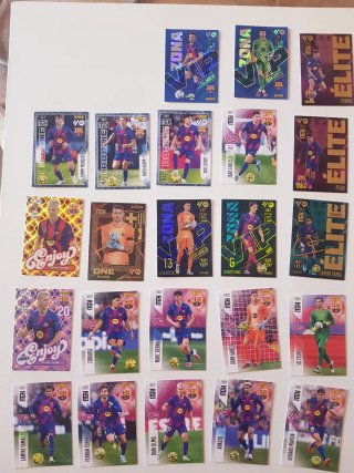 Lote de 23 Cromos de Fútbol FC Barcelona