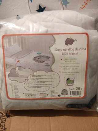 Saco Nórdico de Cuna 100% Algodón