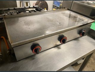 Plancha de Cocina Profesional 3 Fuegos