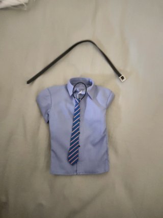 Camisa y Corbata para Figura Escala 1/6