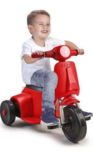 FEBER Scooter 3x1 Motocicleta eléctrica, para niños y niñas