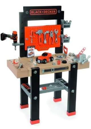 Banco de herramientas Infantil Black+Decker Smoby