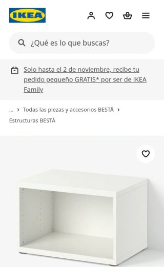Estructura BESTÅ IKEA Blanca