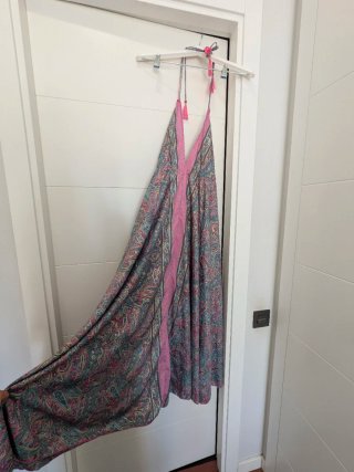 Vestido Largo Boho Estampado Paisley