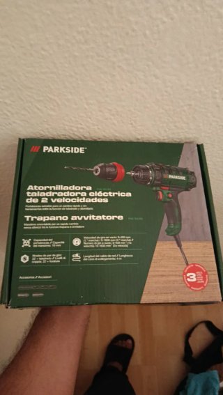 Taladro Atornillador Parkside 2 Velocidades