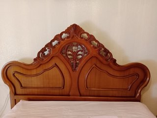 Cabecero de Cama Antiguo de Madera